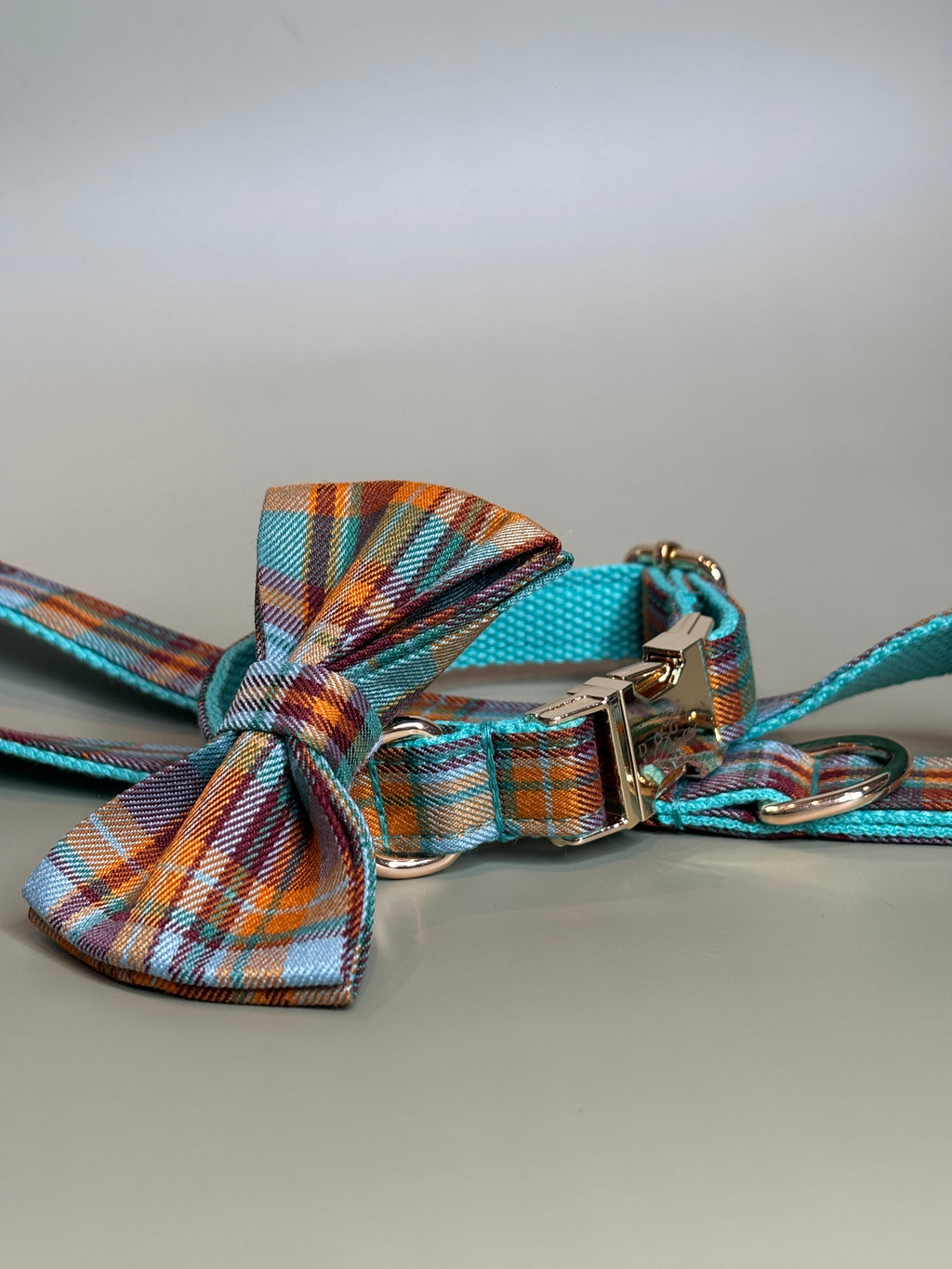 Bright Plaid Collar